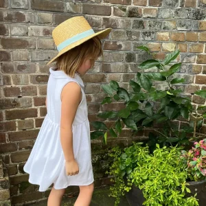 minnow Terry<Girls French Terry Tennis Dress White
