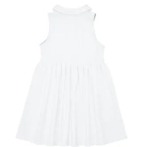 minnow Dresses<Girls French Terry Tennis Dress White