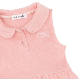 minnow Terry<Girls French Terry Tennis Dress Conch Pink