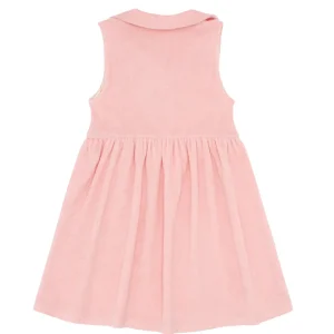 minnow Dresses<Girls French Terry Tennis Dress Conch Pink