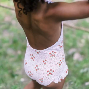 minnow One Pieces<Girls Halter One Piece Raspberry Red