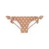 minnow Bikinis<Girls Knot Bikini Bottom Mocha Dot