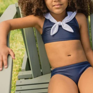minnow Bikinis<Girls Midsummer Sailor Bikini Navy