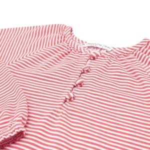 minnow Dresses<Girls Pima Dress Red Stripe