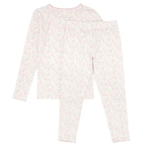 minnow Sleepwear<Girls Pima Pajama Set Antique Floral
