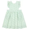 minnow Dresses<Girls Pinafore Dress Sea Marsh Floral