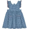 minnow Dresses<Girls Pinafore Dress | Swim Navy Gingham