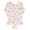 minnow One Pieces<Girls Rashguard One Piece | Swim Raspberry Red