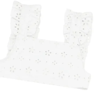 minnow Bikinis<Girls Ruffle Bikini White Eyelet