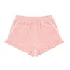 minnow Terry<Girls Ruffle French Terry Shorts Conch Pink