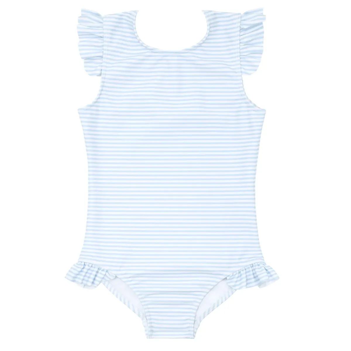 girls_ruffle_sleeve_rashg_0-4.webp minnow Rashguards<Girls Ruffle Sleeve Rashguard One Piece Powder Blue Stripe