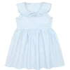 minnow Dresses<Girls Sailor Dress Powder Blue Stripe