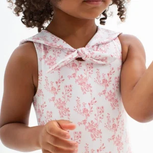 minnow One Pieces<Girls Sailor One Piece Nantucket Floral