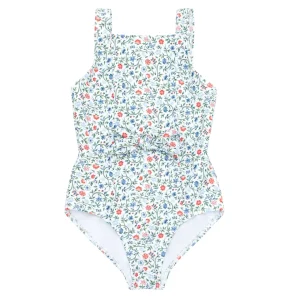 minnow One Pieces<Girls Tie Front One Piece Capeside Vineyard