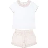 minnow Sets<Girls T-Shirt And Short Set Antique Floral
