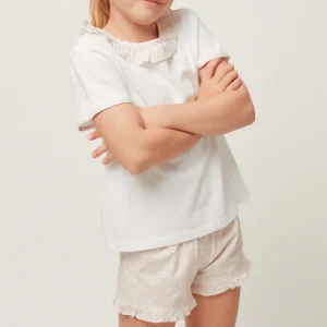 minnow Sets<Girls T-Shirt And Short Set Antique Floral