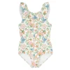 minnow One Pieces< X Daphne Oz Girls Ruffle Collar One Piece Wild Bloom Floral