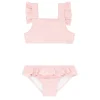 minnow Bikinis< X Daphne Oz Girls Ruffle Bikini Strawberries And Cream
