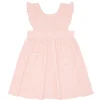 minnow Dresses< X Daphne Oz Girls Terry Ruffle Dress Strawberries And Cream