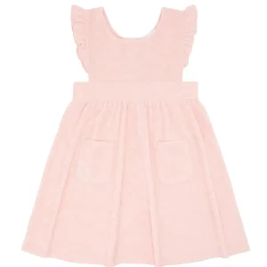 minnow Dresses< X Daphne Oz Girls Terry Ruffle Dress Strawberries And Cream