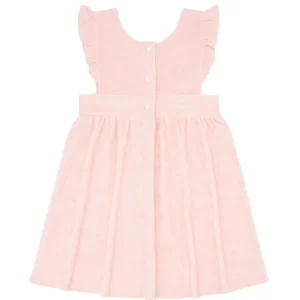minnow Terry< X Daphne Oz Girls Terry Ruffle Dress Strawberries And Cream