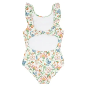 minnow One Pieces< X Daphne Oz Girls Ruffle Collar One Piece Wild Bloom Floral