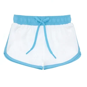 minnow Boardies< X Fanm Mon Boy's Boardie Coconut Grove White