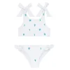minnow Bikinis< X Fanm Mon Girl's Tie Knot Bikini Coconut Grove White