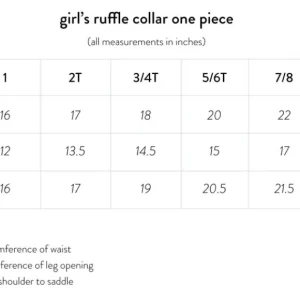 minnow One Pieces< X Petite Plume Girls Ruffle Collar One Pi Botanical Block Print