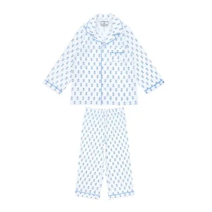minnow Sleepwear< X Petite Plume Unisex Pajama Set Botanical Block Print