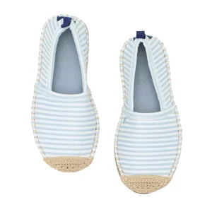 minnow Shoes< X Sea Star Blue Stripe Beachcomber Espadrille | Swim Powder Blue Stripe