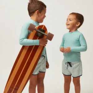minnow Boardies< X Sister Parish Boys Boardie Sea Leaf