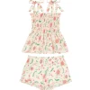 minnow Tops< X Sister Parish Girls Smocked Short Set Cloister Botanical