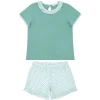 minnow Sets< X Sister Parish Girls T-Shirt And Short Set Sea Leaf