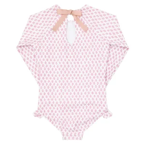 minnow Rashguards< X Sister Parish Girls Rashguard One Piece Nectar Leaf