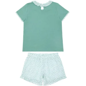 minnow Sets< X Sister Parish Girls T-Shirt And Short Set Sea Leaf