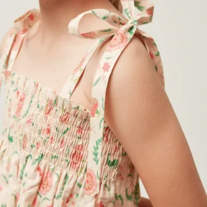 minnow Tops< X Sister Parish Girls Smocked Short Set Cloister Botanical