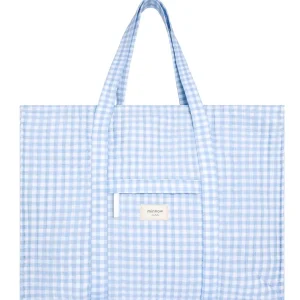minnow Bags<Overnighter Tote Oasis Blue Gingham