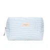minnow Accessories<Travel Pouch Powder Blue Stripe