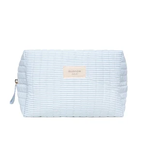 minnow Accessories<Travel Pouch Powder Blue Stripe