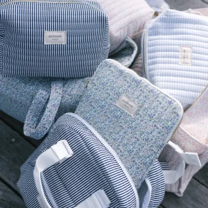 minnow Bags<Travel Pouch Navy Stripe