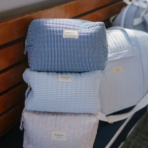 minnow Bags<Travel Pouch Navy Stripe