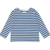 minnow Tops<Unisex Boatneck Tee Breton Stripe