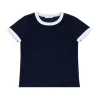 minnow Tops<Unisex French Terry Camp Tee Navy