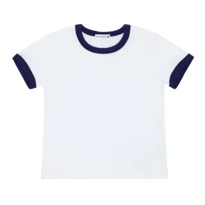 minnow Tops<Unisex French Terry Camp Tee White