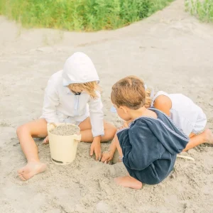minnow Accessories<Unisex French Terry Hooded Zipper Coverup | Swim White