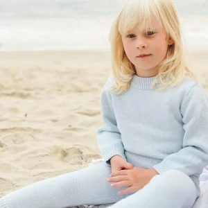 minnow Knits<Unisex Knit Pant Light Blue