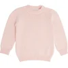 minnow Knits<Unisex Knit Sweater Soft Pink