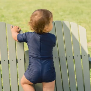 minnow One Pieces<Unisex Midsummer Rashguard One Piece Navy