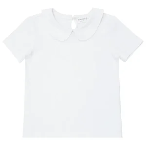 minnow Clothing<Unisex Peter Pan Collar Shirt White